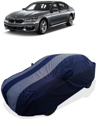 Coxtor Car Cover For BMW 725i (With Mirror Pockets)(Grey)