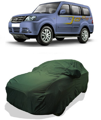 Coxtor Car Cover For Tata Sumo Grande (With Mirror Pockets)(Green)