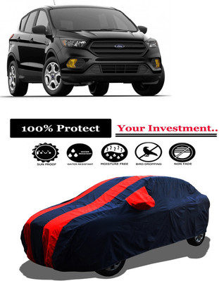 Amexride Car Cover For Ford Escape S (With Mirror Pockets)(Red)