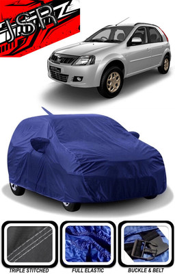 J S R Car Cover For Mahindra Verito Vibe 1.5 dCi D2 (With Mirror Pockets)(Blue)