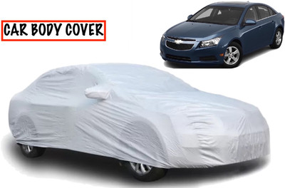 AXLOZ Car Cover For Chevrolet Cruze (With Mirror Pockets)(Silver)