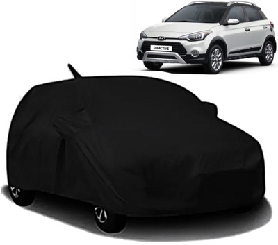 XOCAVO Car Cover For Hyundai i20 Active (With Mirror Pockets)(Black)