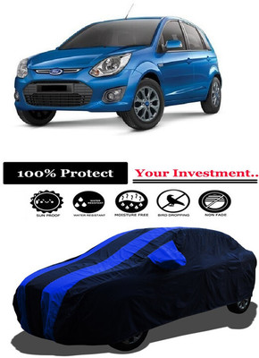 Amexride Car Cover For Ford Figo 1.4L (With Mirror Pockets)(Multicolor)