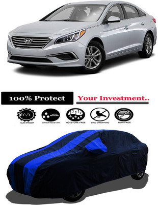 Amexride Car Cover For Hyundai Sonata 2.4L (With Mirror Pockets)(Multicolor)