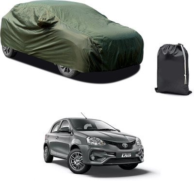 PAGORA Car Cover For Toyota Etios Liva (With Mirror Pockets)(Green)