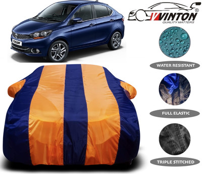V VINTON Car Cover For Tata Tigor (With Mirror Pockets)(Multicolor)