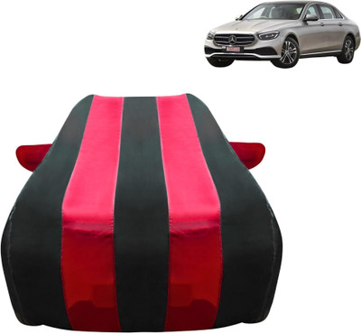 vyas Car Cover For Mercedes Benz E Class (With Mirror Pockets)(Red, Black)