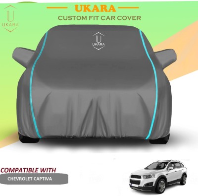 Ukara Car Cover For Chevrolet Captiva (With Mirror Pockets)(Grey)