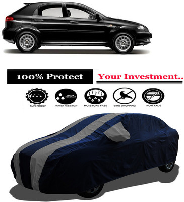 Amexride Car Cover For Chevrolet Optra SRV 1.6 (With Mirror Pockets)(Grey)