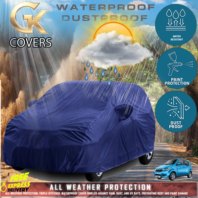 Tamanchi Autocare Car Cover For Mahindra e2o (With Mirror Pockets)(Blue)