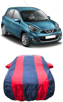 Wegather Car Cover For Nissan Micra INHR (With Mirror Pockets)(Red)