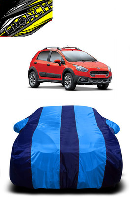 FRONCH Car Cover For Fiat Avventura Urban Cross 1.4 T-Jet Emotion (With Mirror Pockets)(Blue)