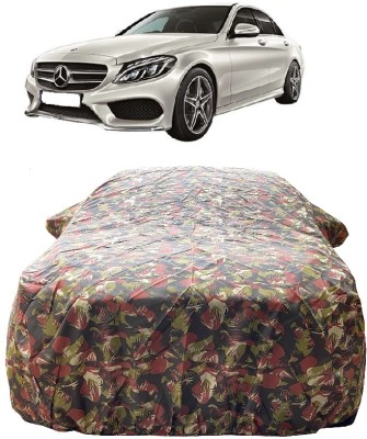 Wegather Car Cover For Mercedes Benz C180 (With Mirror Pockets)(Red)