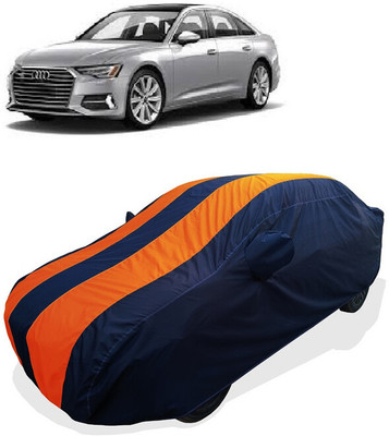 Coxtor Car Cover For Audi A6 4F2 2.0 TFSI (With Mirror Pockets)(Orange)