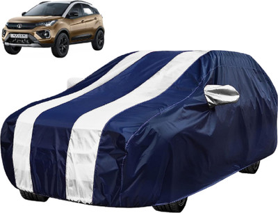 Auto Hub Car Cover For Tata Nexon (With Mirror Pockets)(White)
