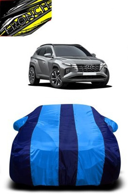 FRONCH Car Cover For Hyundai Tucson (With Mirror Pockets)(Blue)