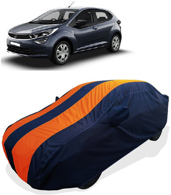 Coxtor Car Cover For Tata Altroz XT Petrol (With Mirror Pockets)(Orange)