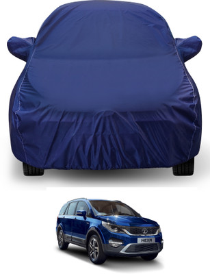 Auto Hub Car Cover For Tata Hexa (With Mirror Pockets)(Blue)