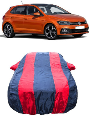 Wegather Car Cover For Volkswagen Polo (With Mirror Pockets)(Red)