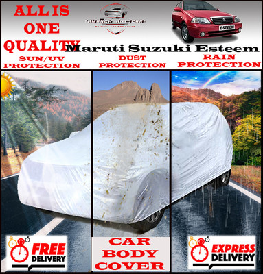 Tamanchi Autocare Car Cover For Maruti Suzuki Esteem(Silver)