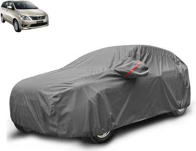 Auto Hub Car Cover For Toyota Innova (With Mirror Pockets)(Grey)