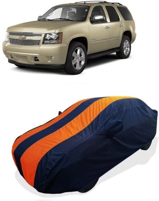 QLAX Car Cover For Maruti Tahoe 5.7L V8 (With Mirror Pockets)(Orange)