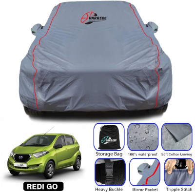 GARREGE Car Cover For Datsun redi-GO (With Mirror Pockets)(Grey, For 2016, 2017, 2018 Models)