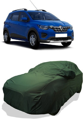 Coxtor Car Cover For Renault Triber RXT (With Mirror Pockets)(Green)