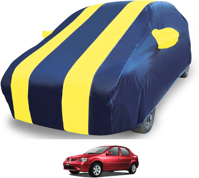 Euro Care Car Cover For Mahindra Logan (With Mirror Pockets)(White)