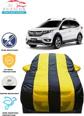 FUZICON Car Cover For Honda BR-V(Yellow, Blue)