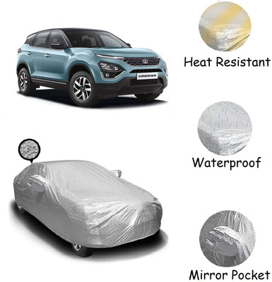 AUTOFIT Car Cover For Tata Harrier (With Mirror Pockets)(Silver)