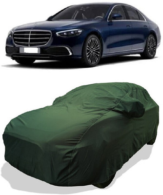 Coxtor Car Cover For Mercedes Benz S-Class S350 (With Mirror Pockets)(Green)
