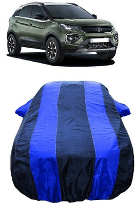 Wegather Car Cover For Tata Nexon (With Mirror Pockets)(Blue)