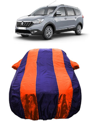 Wegather Car Cover For Renault Lodgy Stepway 110PS RXZ 7S Diesel (With Mirror Pockets)(Orange)