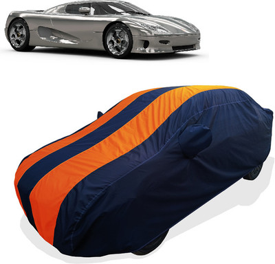Coxtor Car Cover For Koenigsegg CC8S 4.7L V8 (With Mirror Pockets)(Orange)