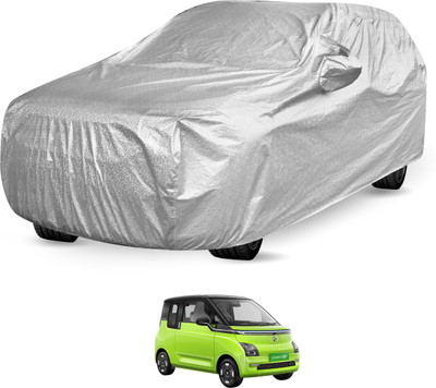MOCKHE Car Cover For MG Universal For Car (With Mirror Pockets)(Silver)