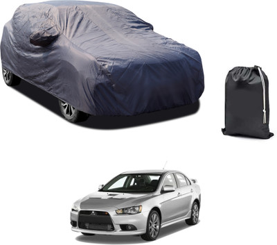 GOSHIV-car and bike accessories Car Cover For Mitsubishi Lancer (With Mirror Pockets)(Grey)