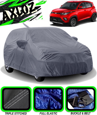 AXLOZ Car Cover For Mahindra KUV100 (With Mirror Pockets)(Grey)