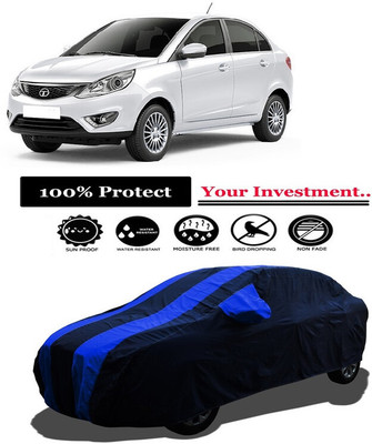 Amexride Car Cover For Tata Zest Revotron 1.2T XM (With Mirror Pockets)(Multicolor)