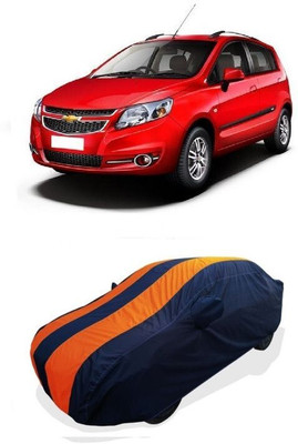 QLAX Car Cover For Maruti Sail U-VA (With Mirror Pockets)(Orange)