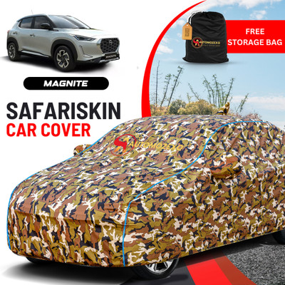 AUTOMOZEXO Car Cover For Nissan Magnite (With Mirror Pockets)(Multicolor)