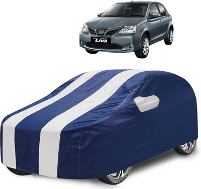 Caronix Car Cover For Toyota Etios Liva (With Mirror Pockets)(White)