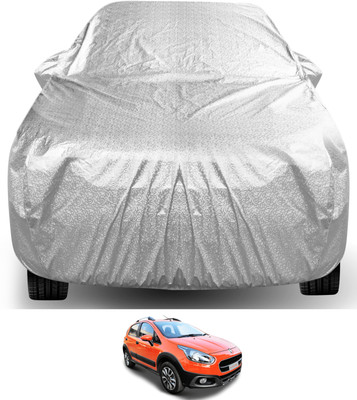 Auto Hub Car Cover For Fiat Avventura (With Mirror Pockets)(Silver)