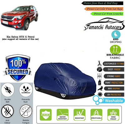 Tamanchi Autocare Car Cover For Kia Seltos HTX G Petrol(Blue)