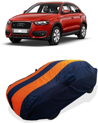 Coxtor Car Cover For Audi Q3 (With Mirror Pockets)(Orange)