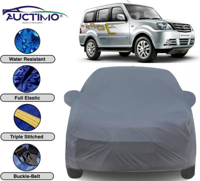 AUCTIMO Car Cover For Tata Sumo Gold (With Mirror Pockets)(Grey)