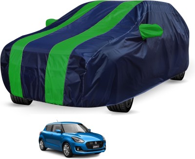 Auto Hub Car Cover For Maruti Suzuki Swift Dzire (Without Mirror Pockets)(Blue, Green, For 2018 Models)