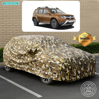 PAGORA Car Cover For Renault Duster (With Mirror Pockets)(Yellow, Multicolor)