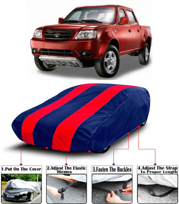 RWT Car Cover For Tata Xenon XT (With Mirror Pockets)(Red, Blue)