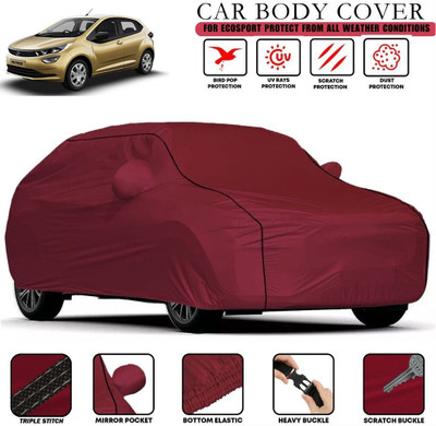 THE REAL ARV Car Cover For Tata Altroz, Altroz EV, ALTROZ RACER, Altroz XE Diesel, Altroz XE Petrol, Altroz XM Diesel, Altroz XM Petrol (With Mirror Pockets)(Maroon)